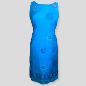 Plaza South Linen Dress (152)